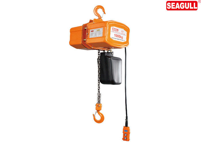 Veilig Dubbel Snelheid Opgeschort Type Elektrisch Keten Blok/Kettingshijstoestel 2 Ton
