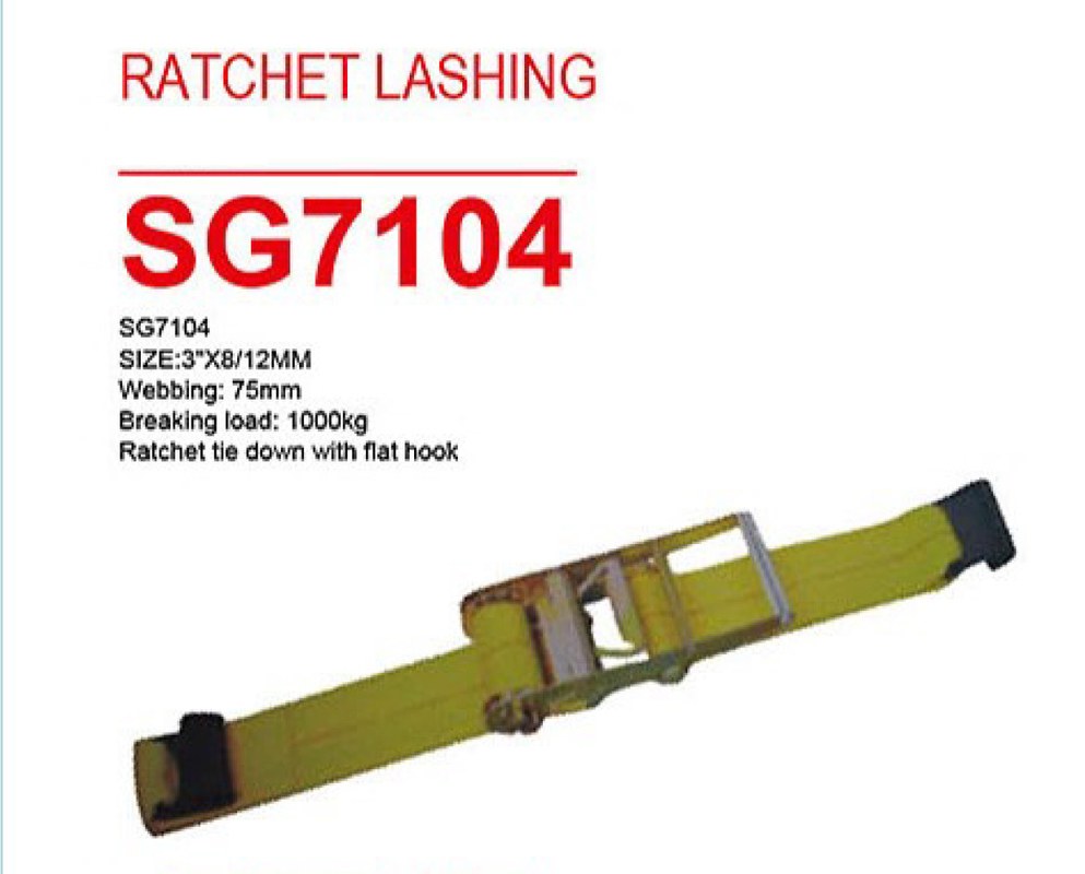 7 000 lbs. laadvermogen Polyester webbing Sling voor veilig opheffen en ladingcontrole 2 meter lengte